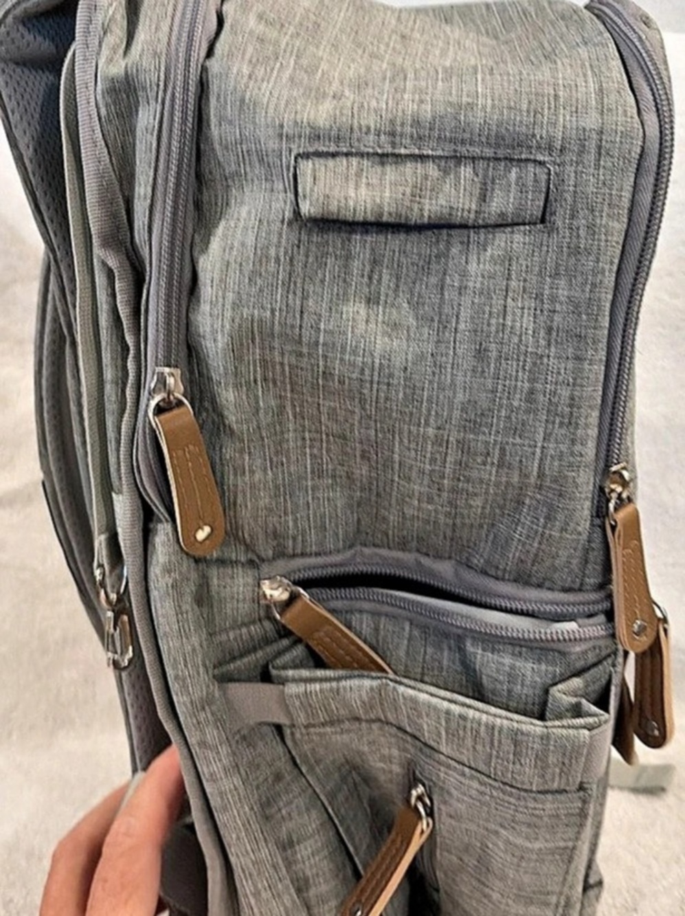 MOMIGO Gray Backpack